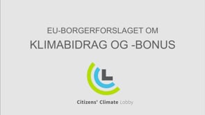 EU-borgerforslaget om klimabidrag og -bonus