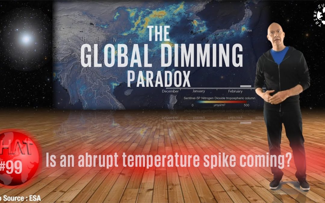 Global Dimming Paradox: Are we facing an abrupt temperature spike?