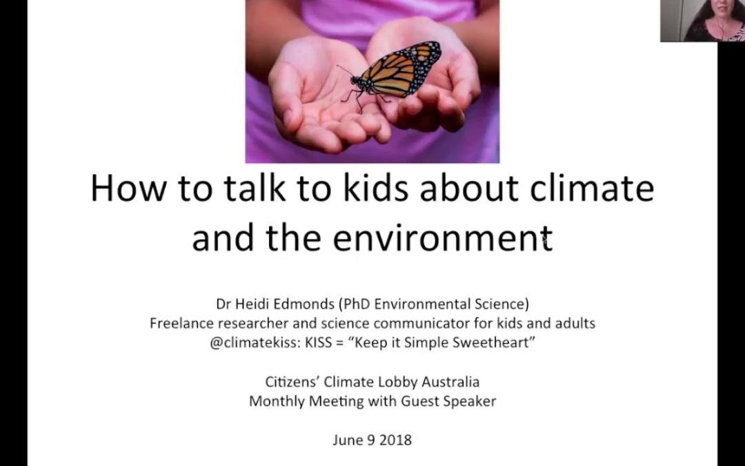 How to talk to kids about climate and the environment