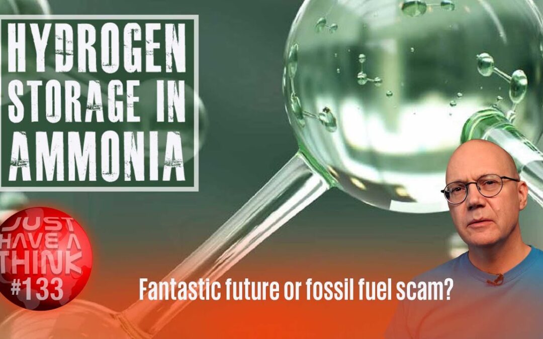 Hydrogen energy storage in AMMONIA: Fantastic future or fossil fuel scam?