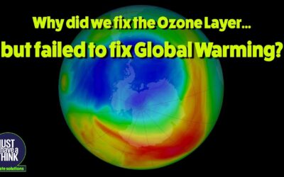 Ozone Layer success versus Global Warming FAILURE! Why the difference?