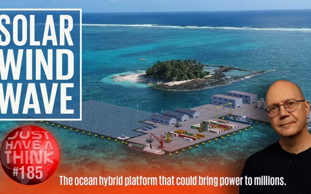 Solar Wind and Wave. Can this ocean hybrid platform nail all three?
