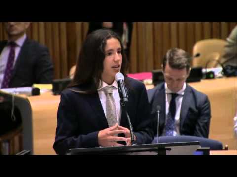 Xiuhtezcatl, Indigenous Climate Activist at the High-level event on Climate Change